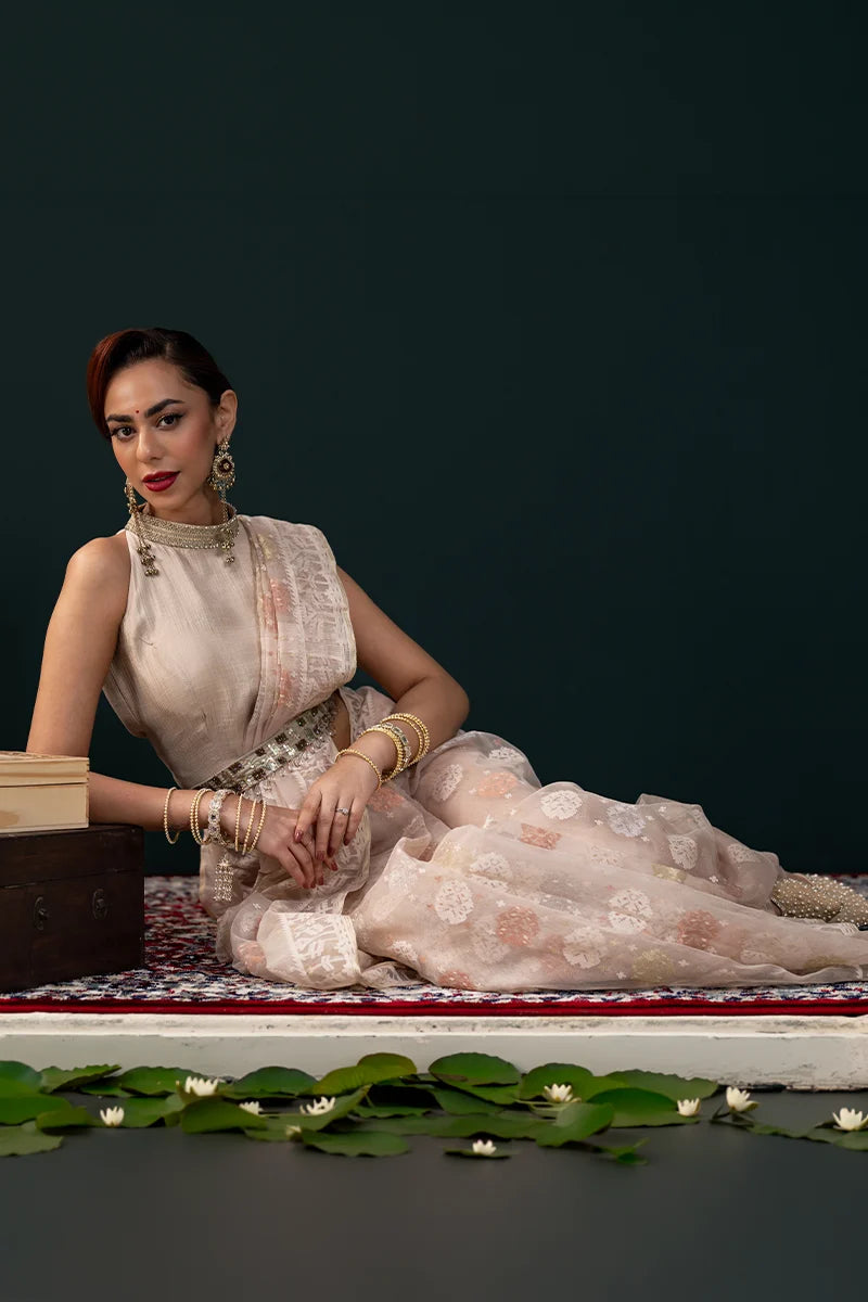 Belwari Jamdani Saree