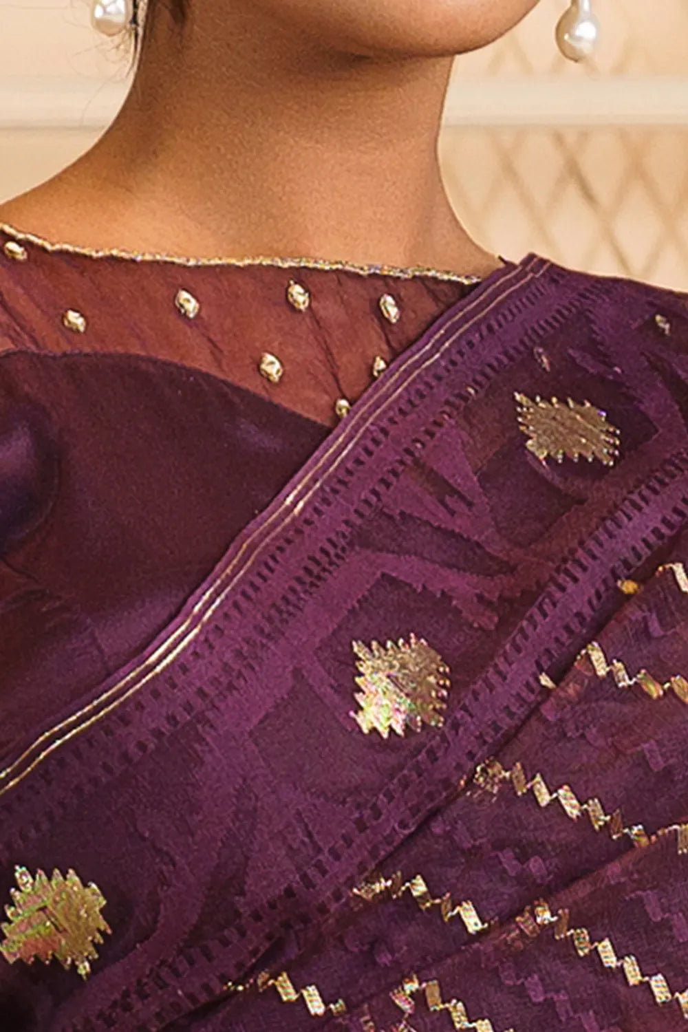 Belwari Jamdani Saree