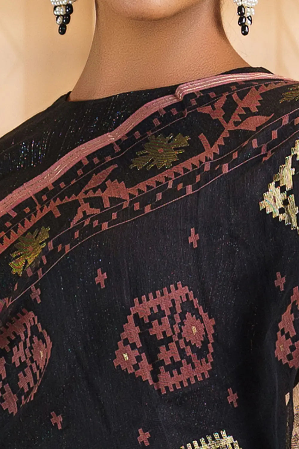 Belwari Jamdani Saree