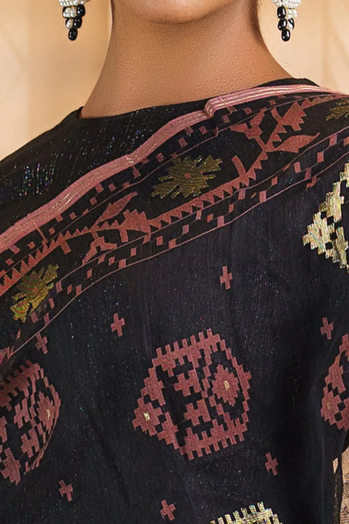 Belwari Jamdani Saree