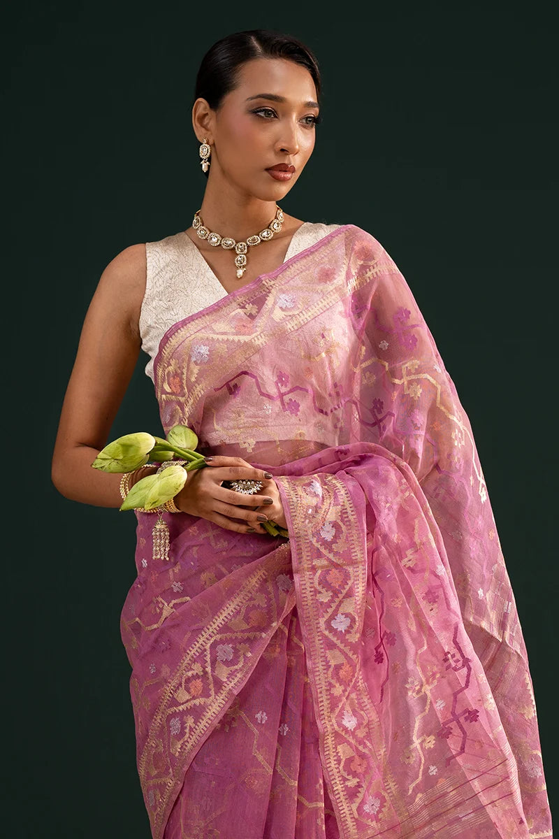 Belwari Jamdani Saree