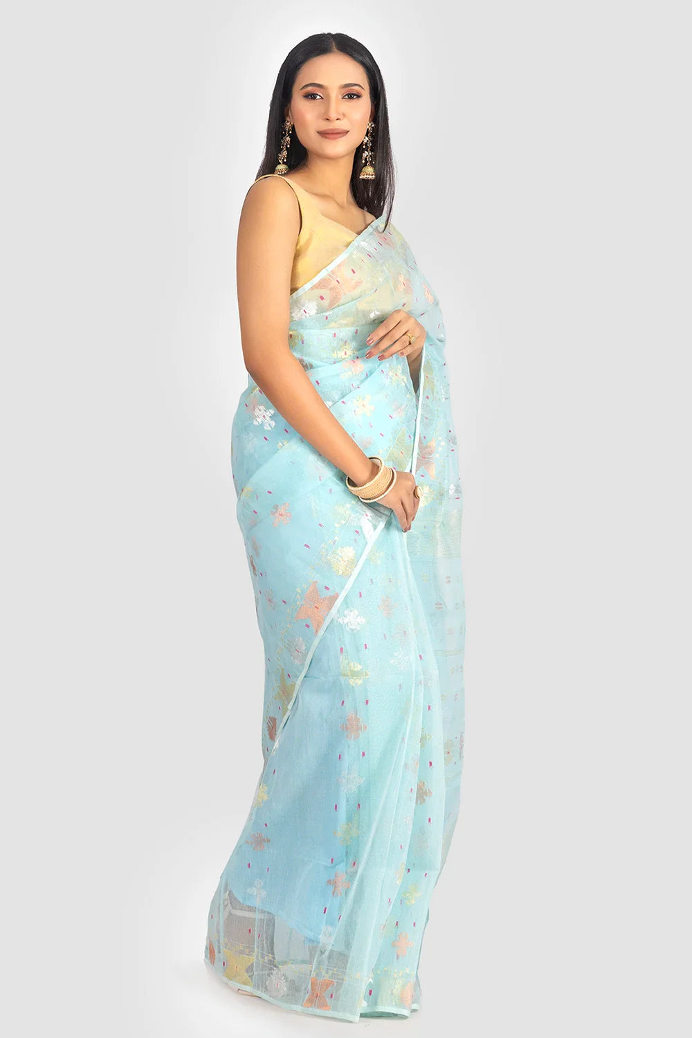 Belwari Jamdani Saree
