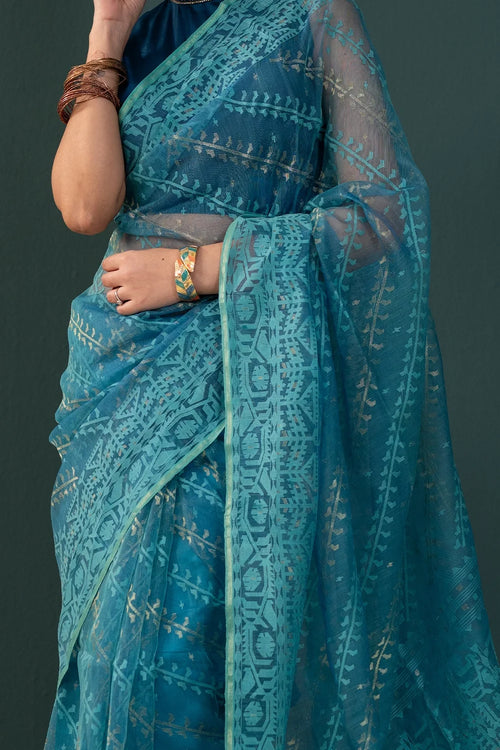 Belwari Jamdani Saree