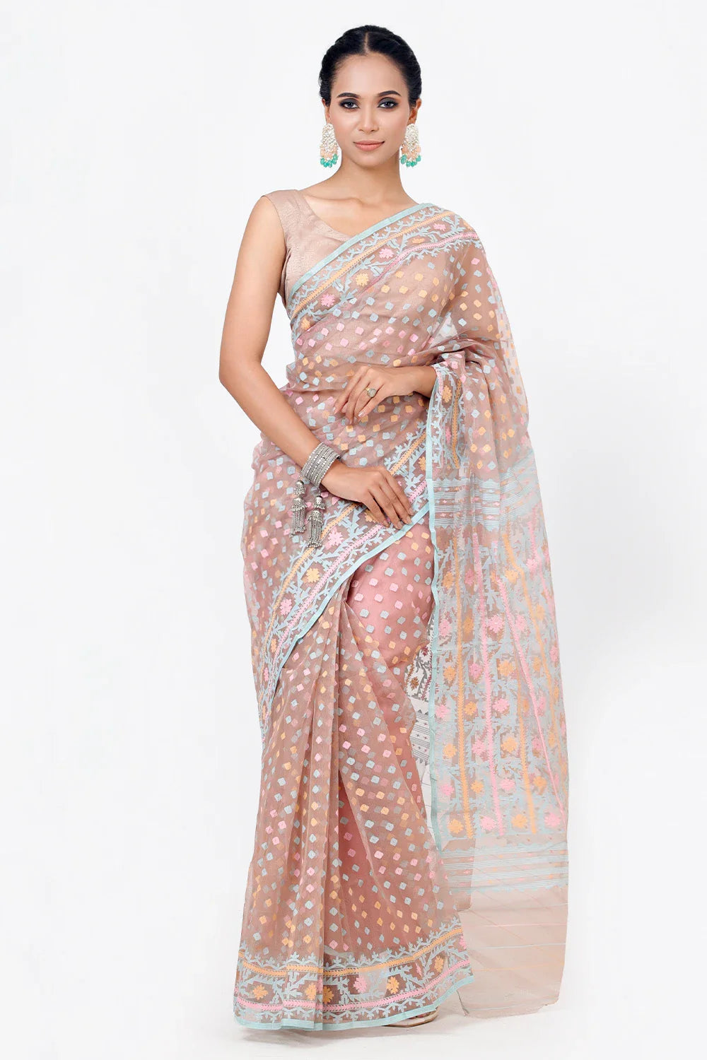 Belwari Jamdani Saree