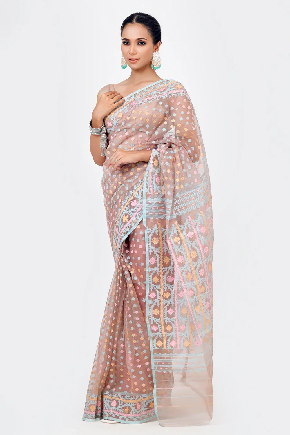 Belwari Jamdani Saree