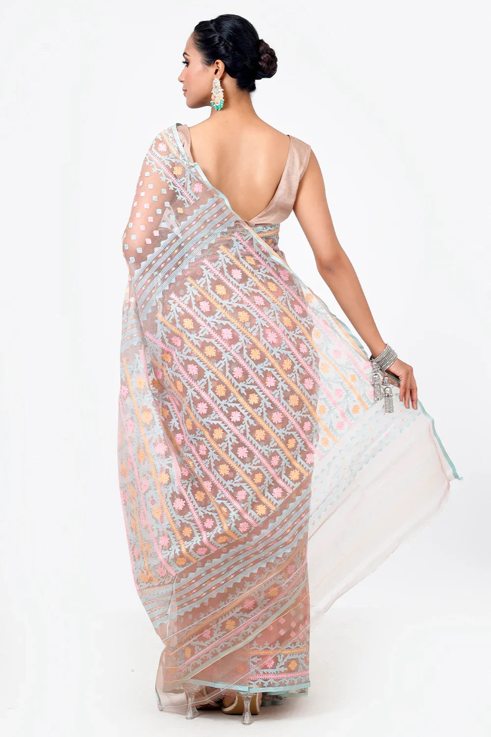 Belwari Jamdani Saree