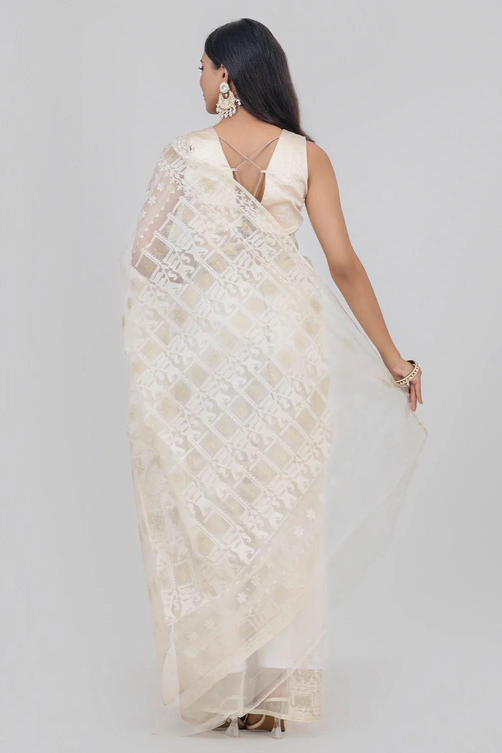 Belwari Jamdani Saree