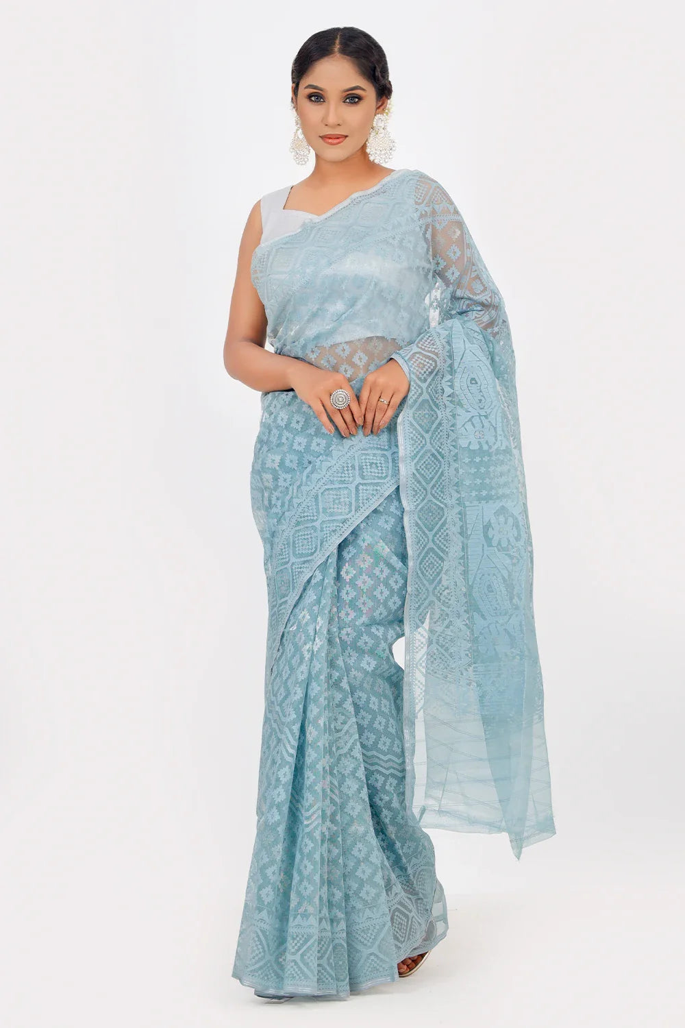 Belwari Jamdani Saree