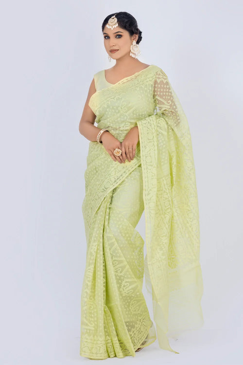 Belwari Jamdani Saree