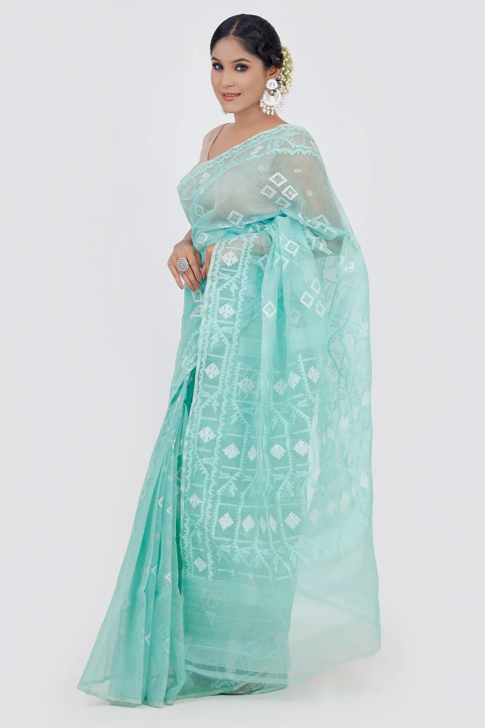 Belwari Jamdani Saree