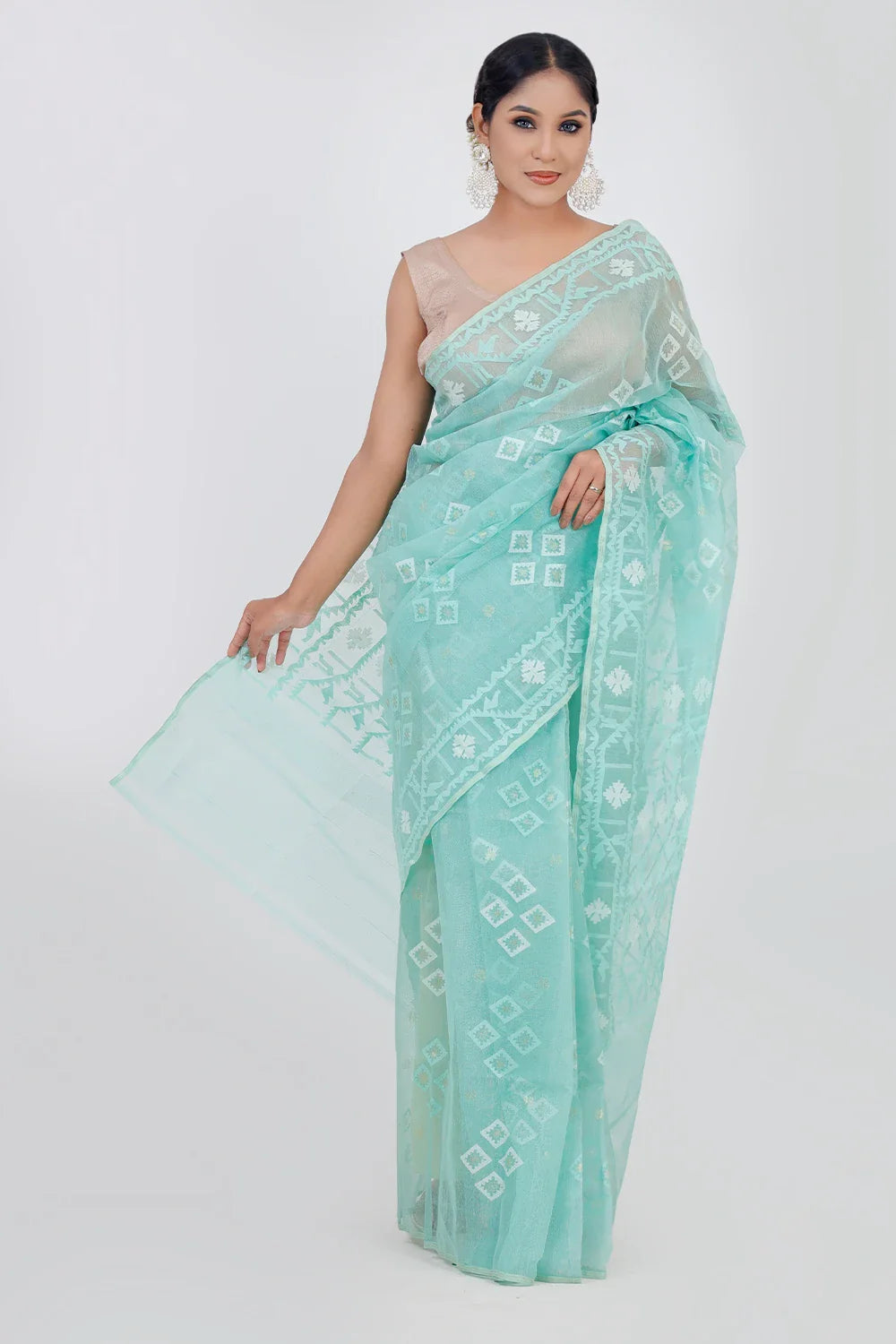 Belwari Jamdani Saree