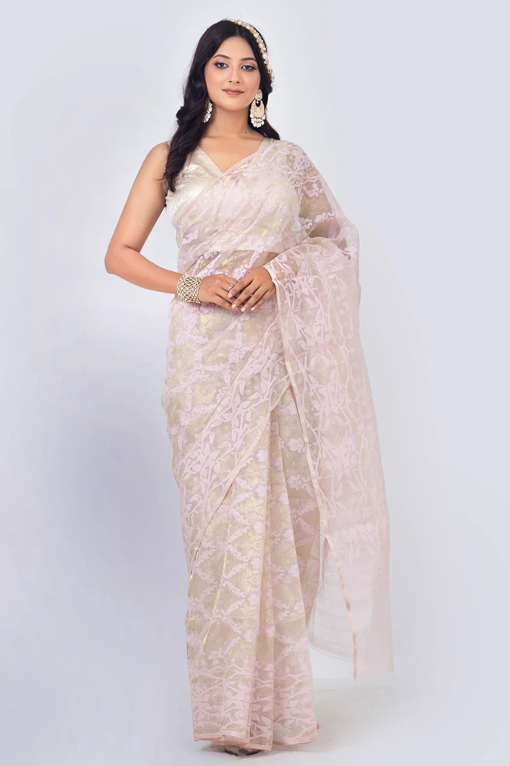 Belwari Jamdani Saree