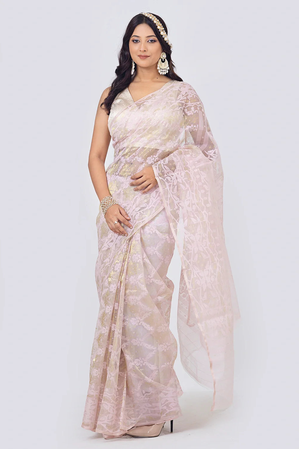 Belwari Jamdani Saree