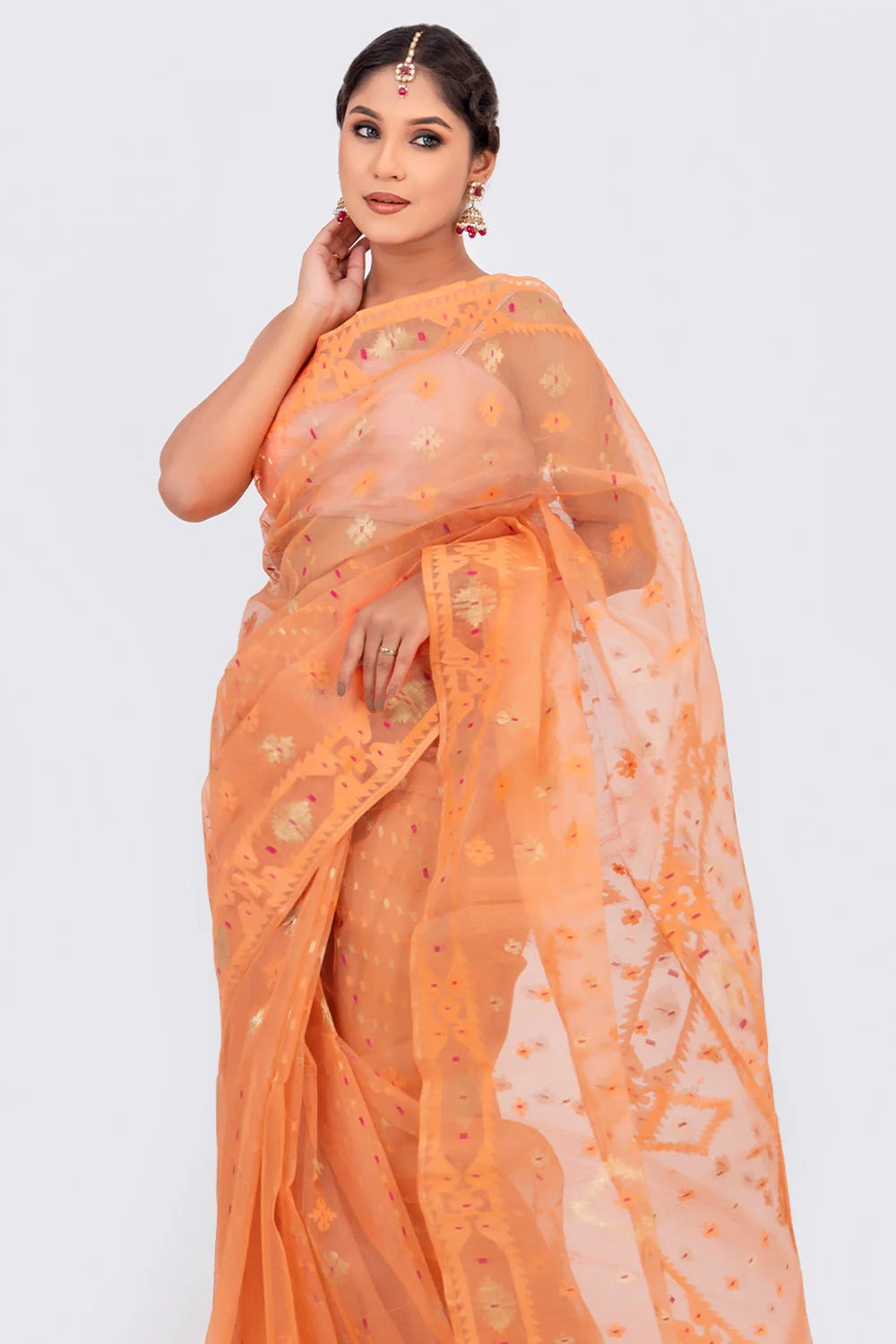 Belwari Jamdani Saree