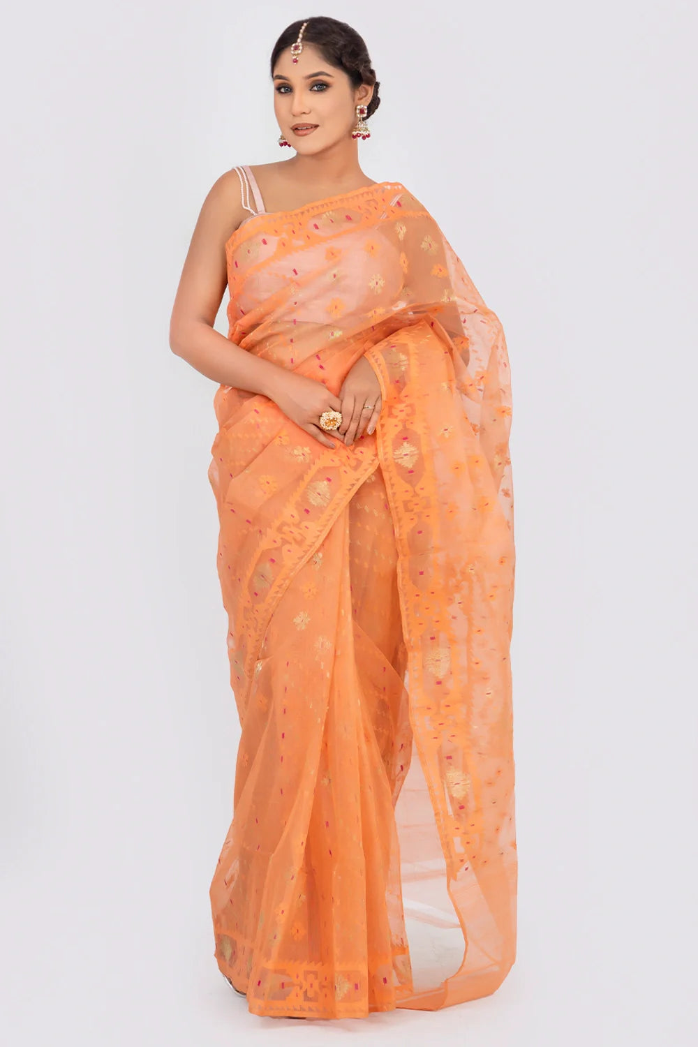 Belwari Jamdani Saree