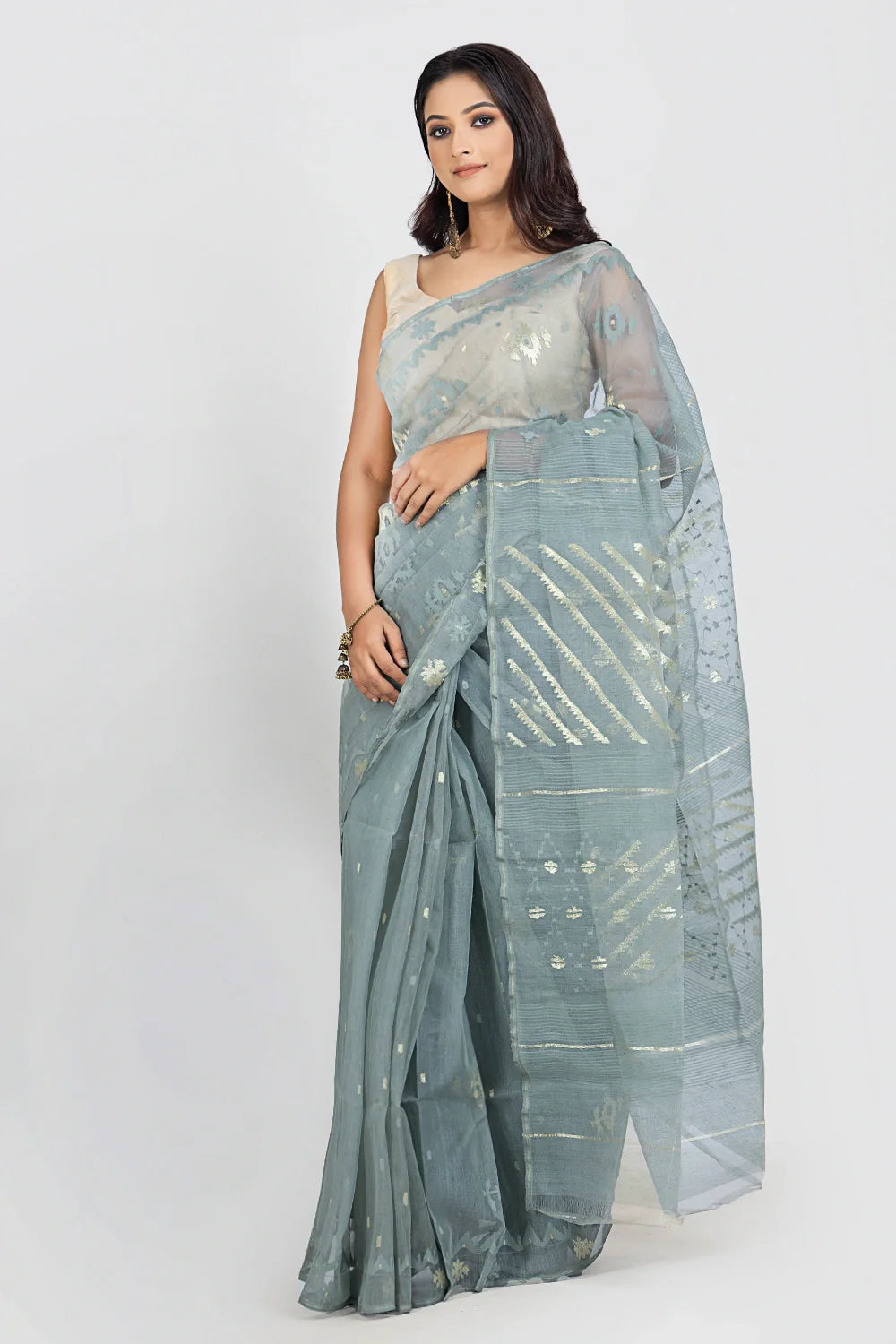 Belwari Jamdani Saree