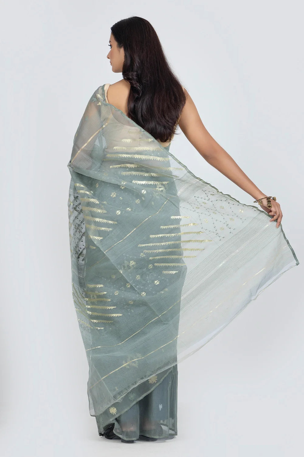 Belwari Jamdani Saree