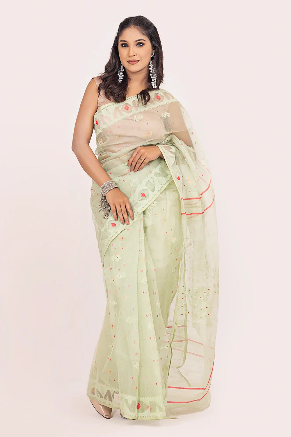 Belwari Jamdani Saree