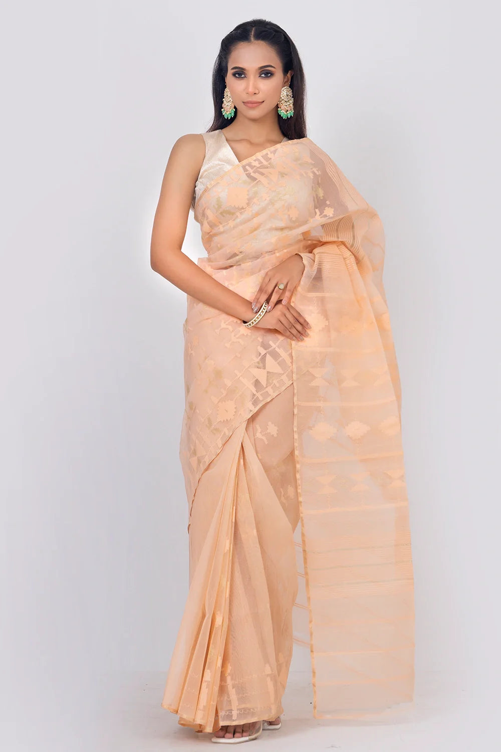 Belwari Jamdani Saree