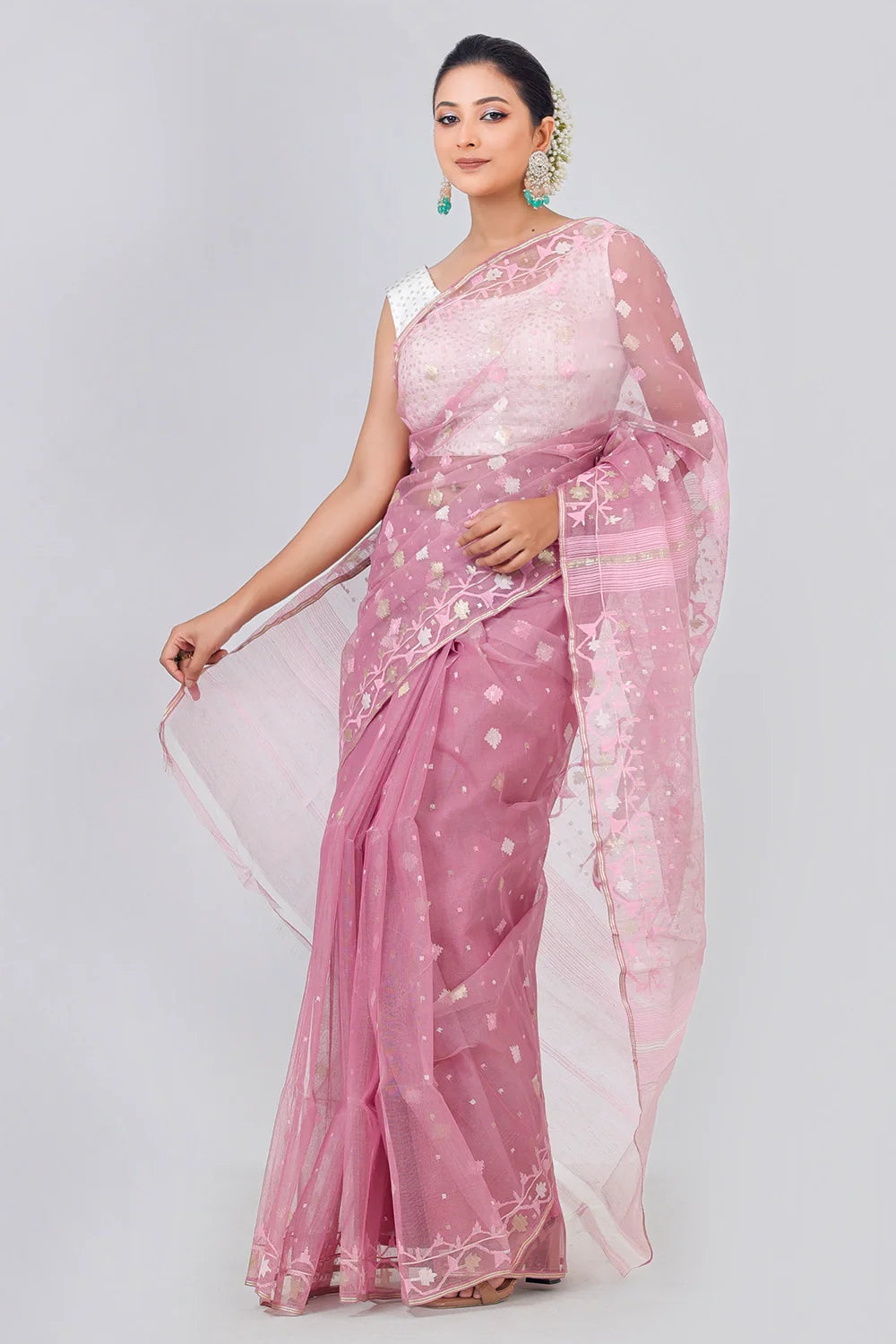 Belwari Jamdani Saree