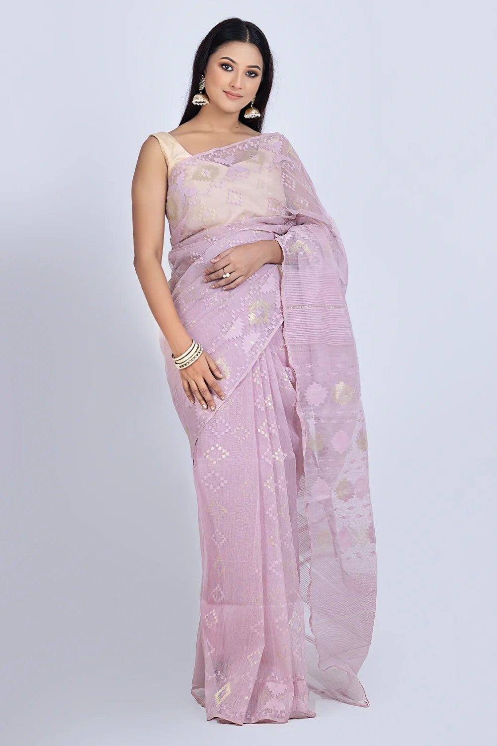 Belwari Jamdani Saree