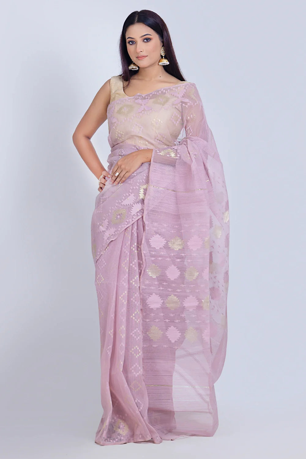 Belwari Jamdani Saree