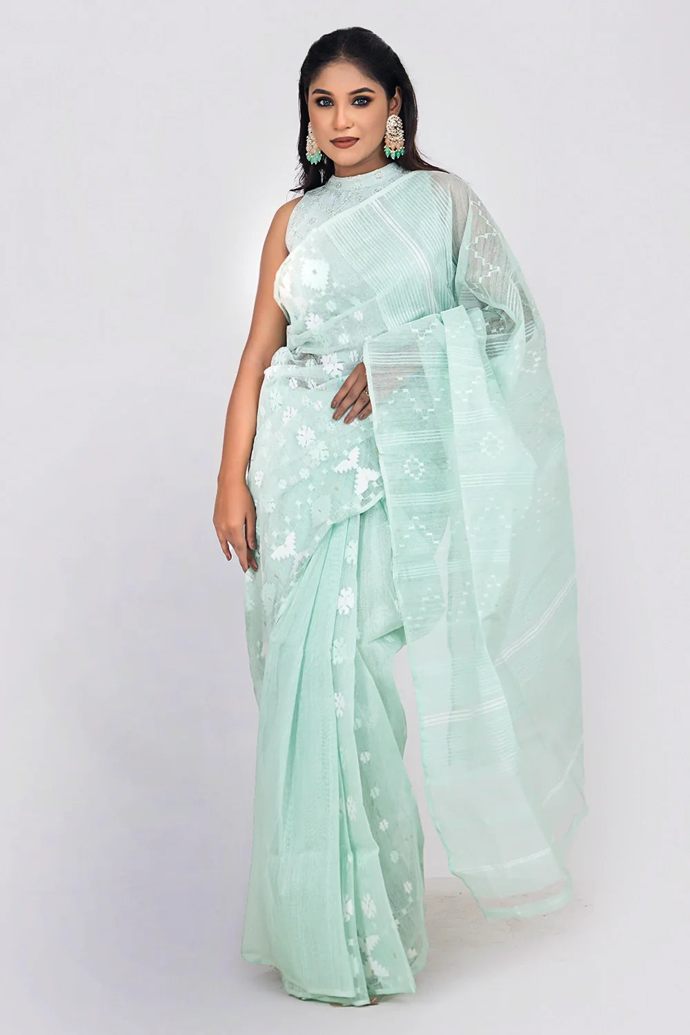 Belwari Jamdani Saree