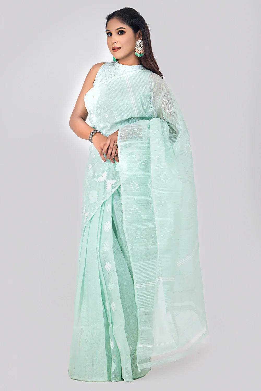 Belwari Jamdani Saree