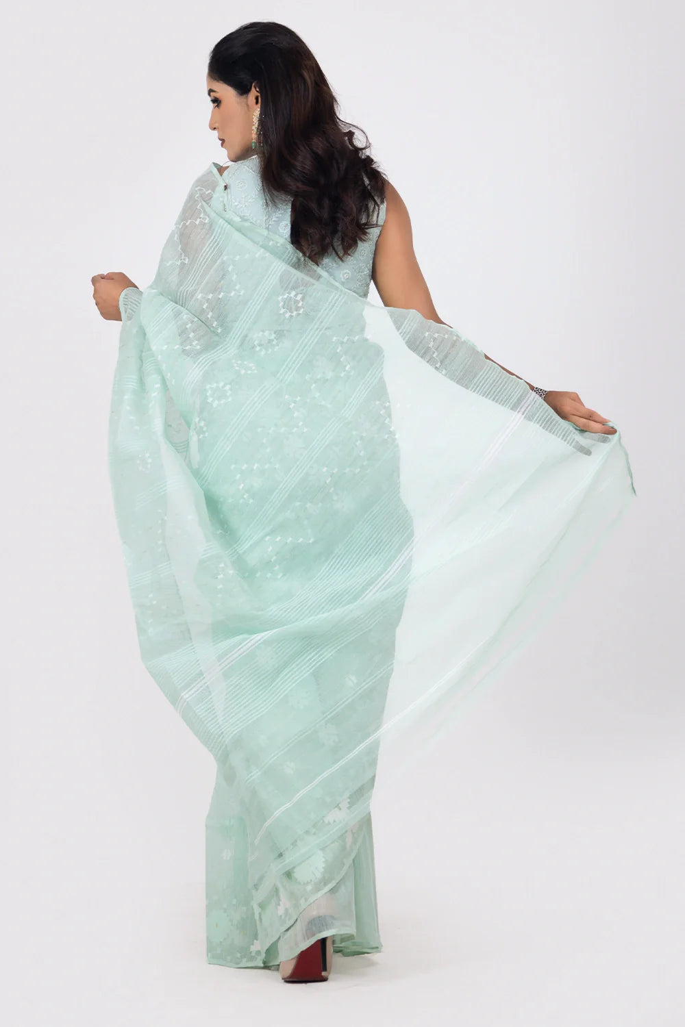 Belwari Jamdani Saree
