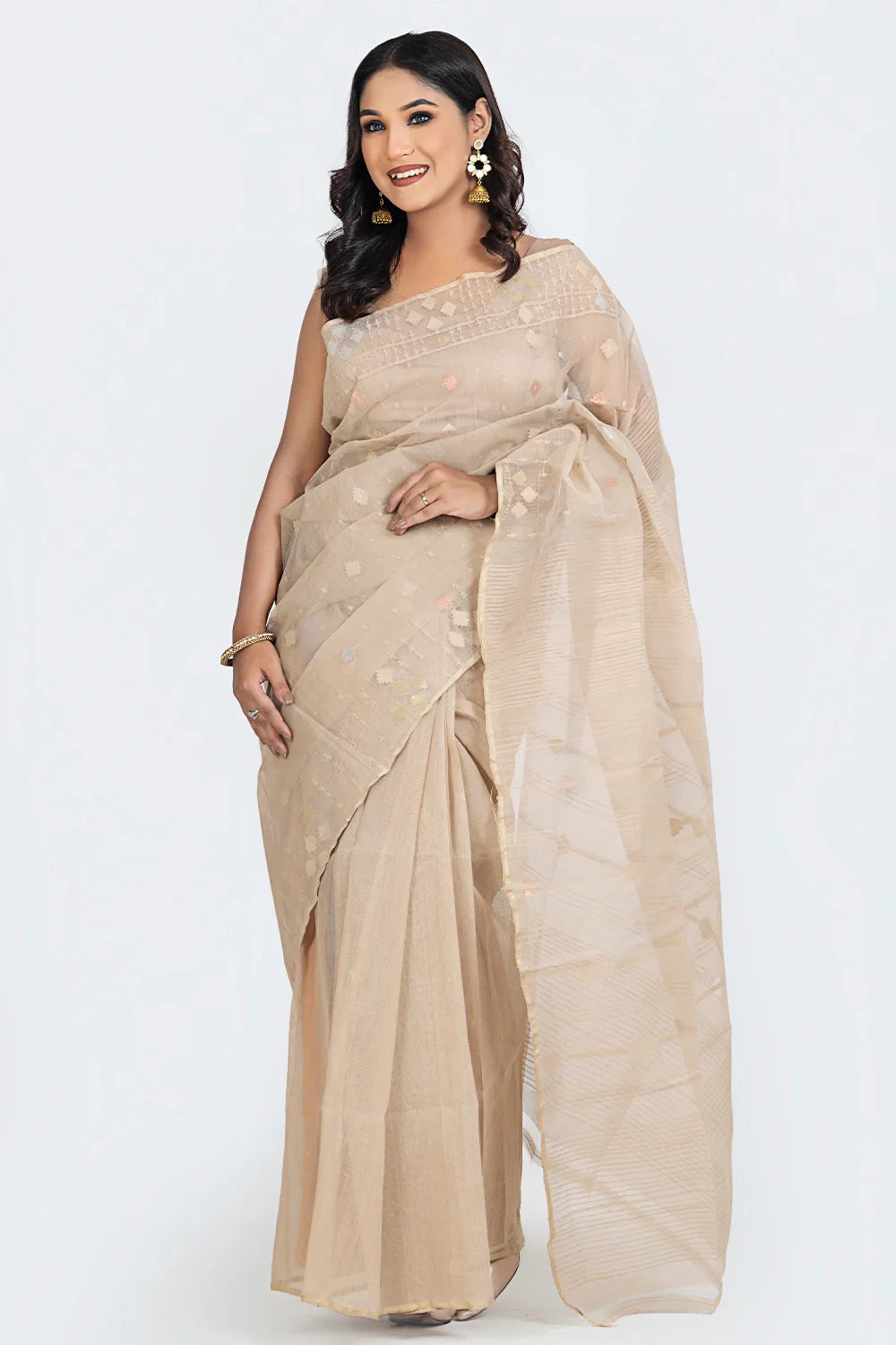Belwari Jamdani Saree