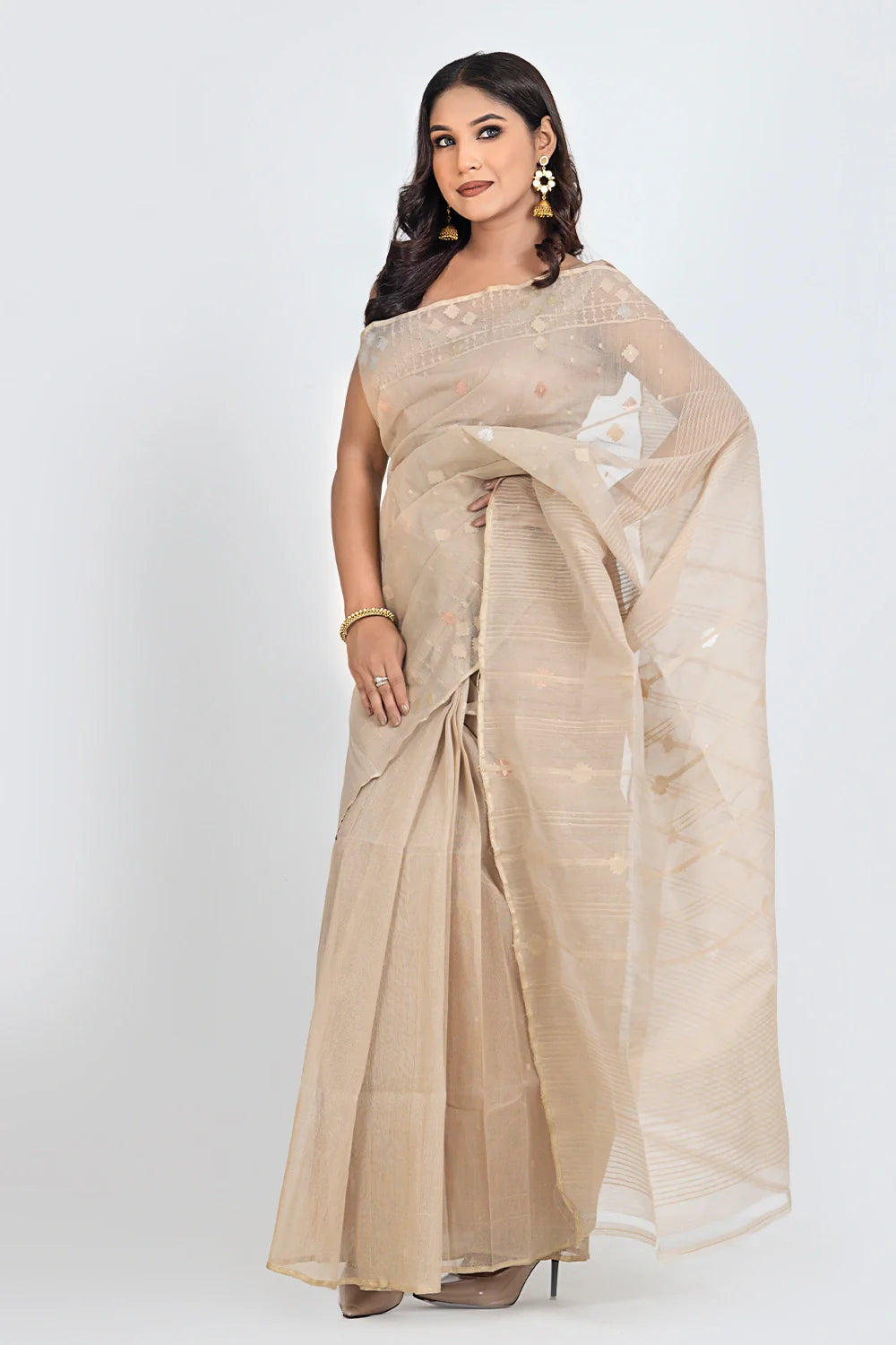 Belwari Jamdani Saree