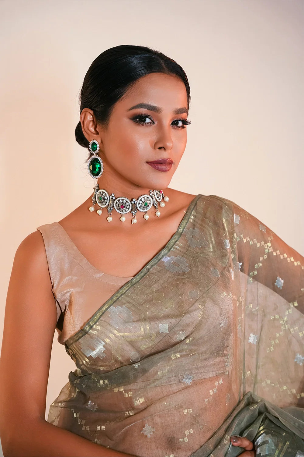 Belwari Jamdani Saree