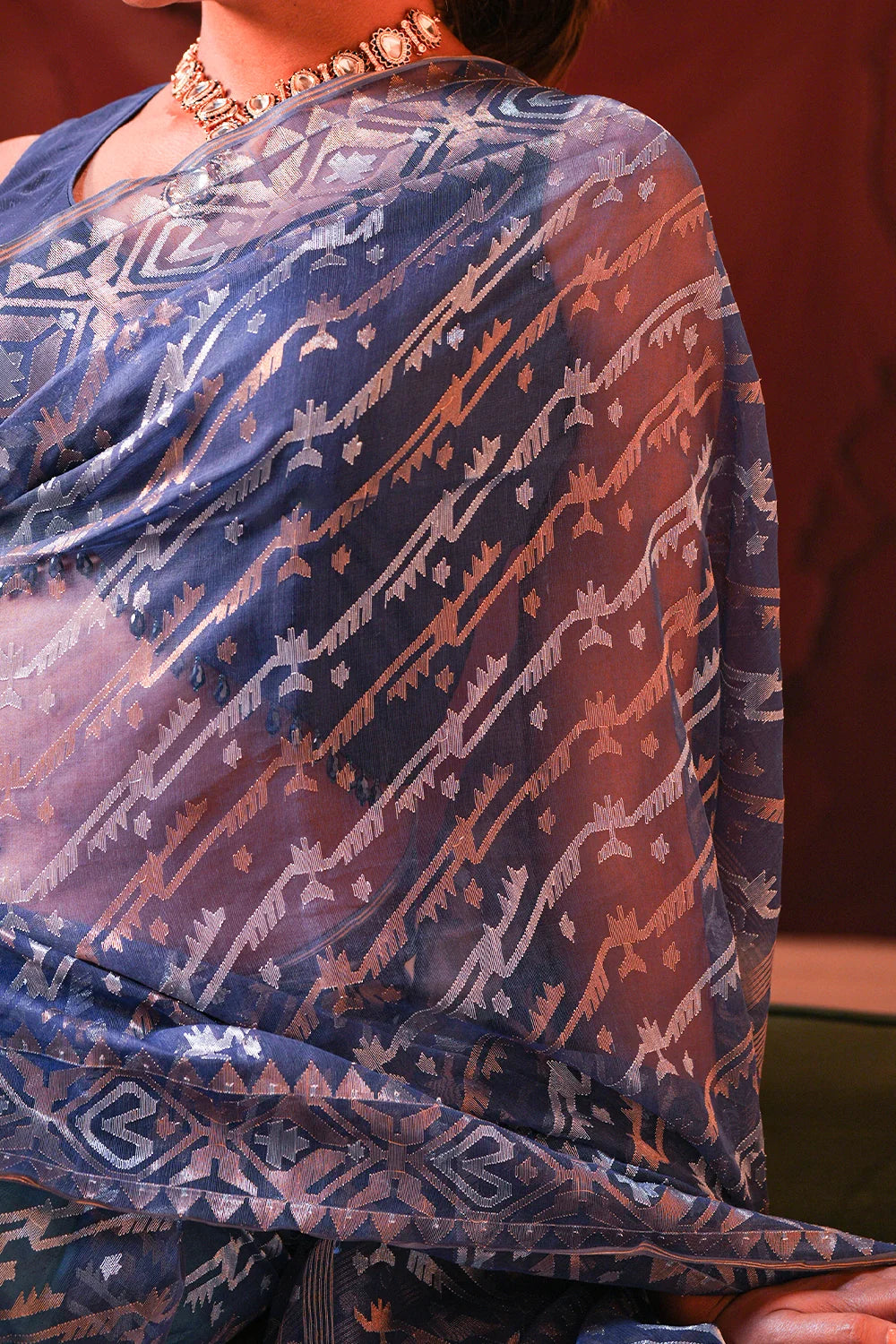 Belwari Jamdani Saree