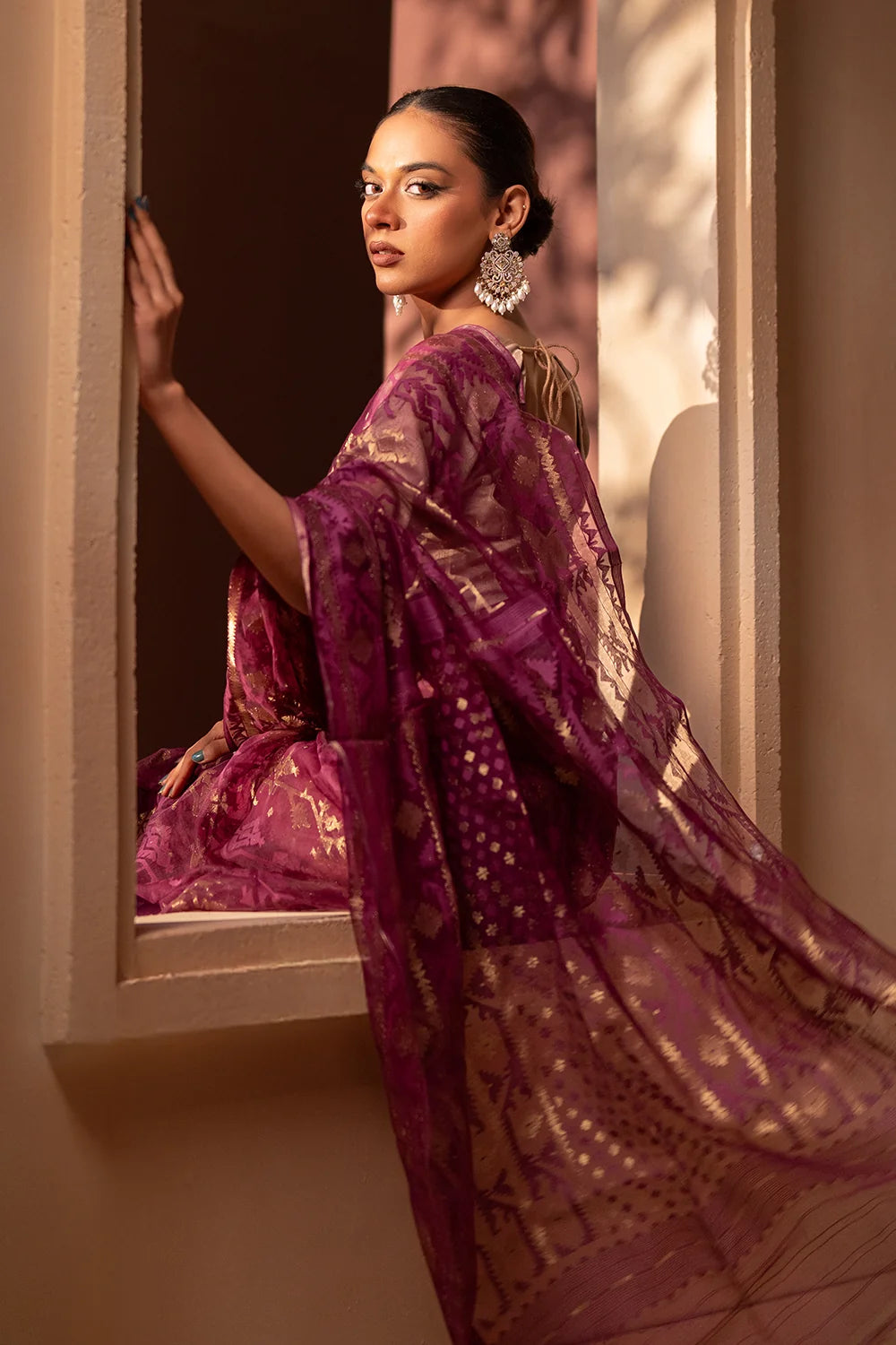 Belwari Jamdani Saree