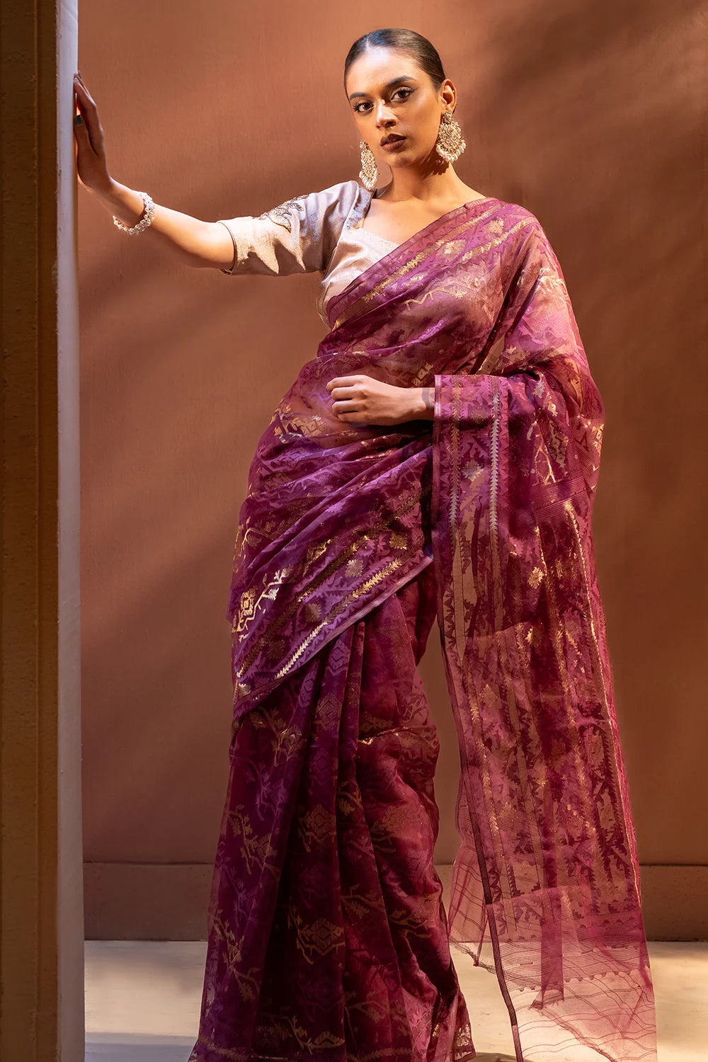Belwari Jamdani Saree