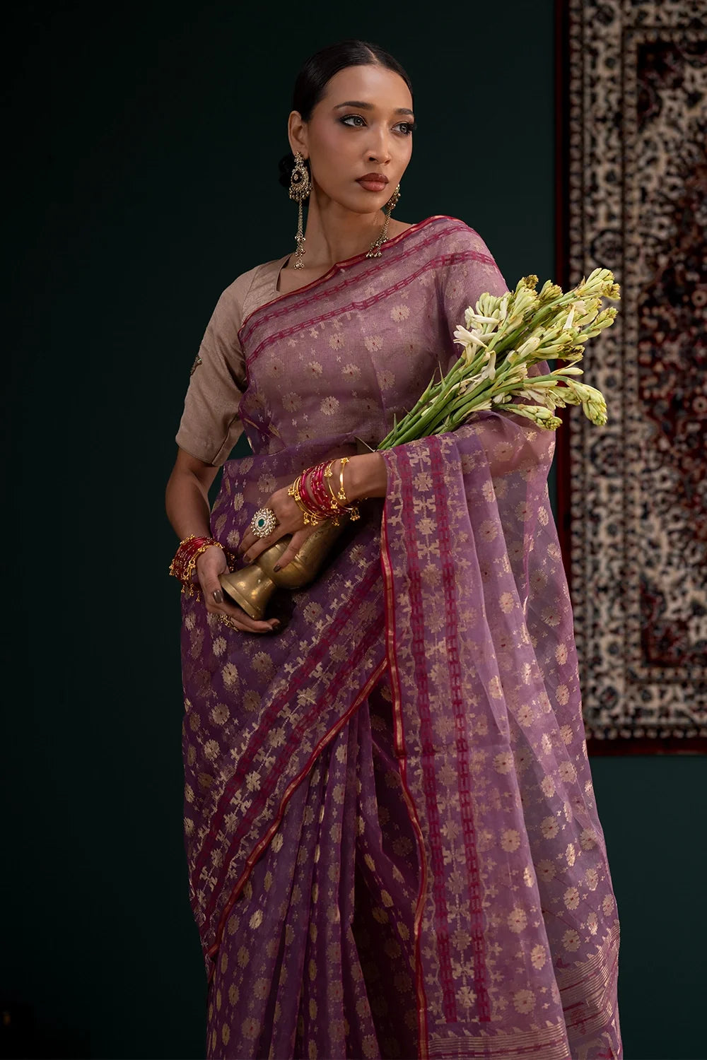 Belwari Jamdani Saree