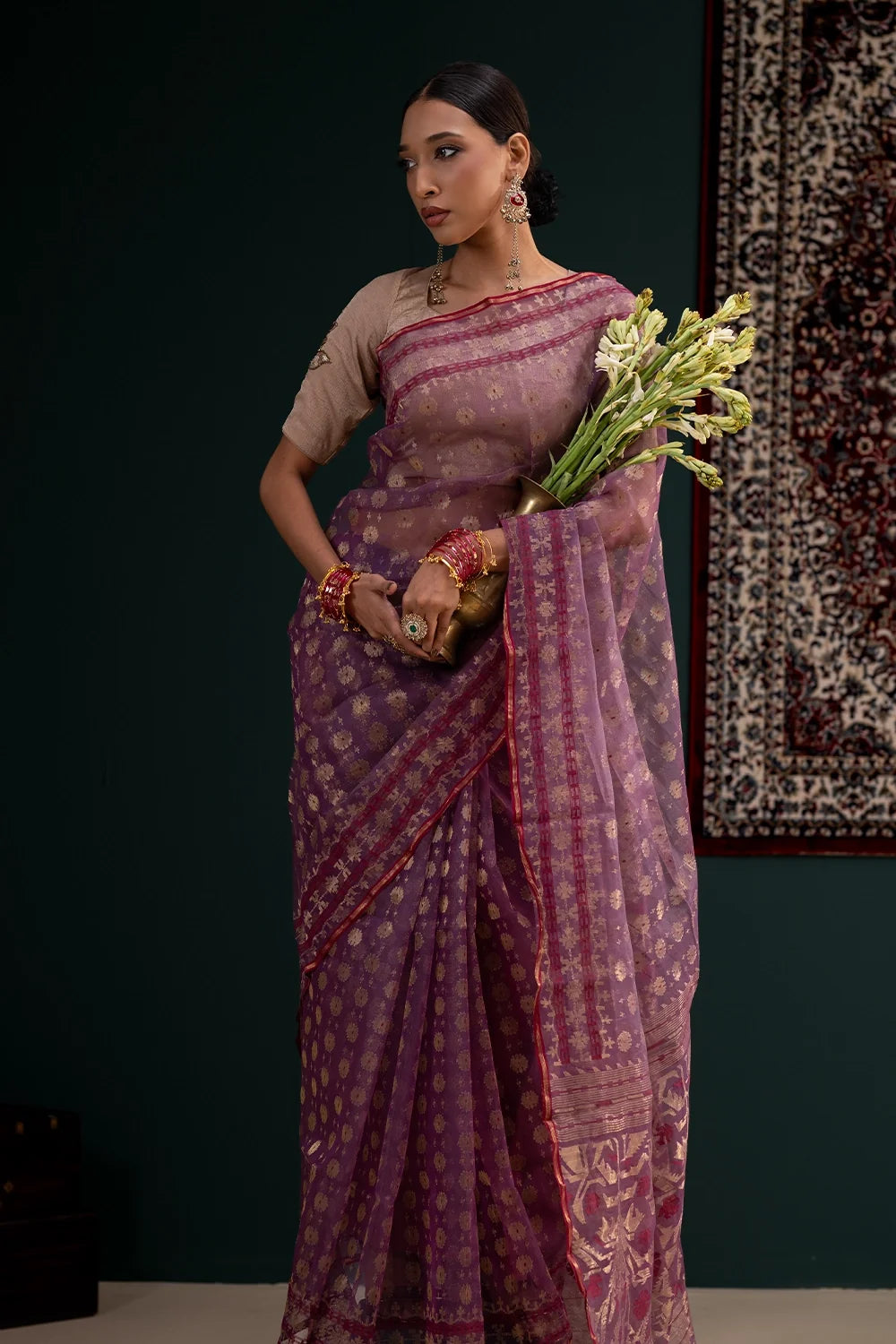 Belwari Jamdani Saree