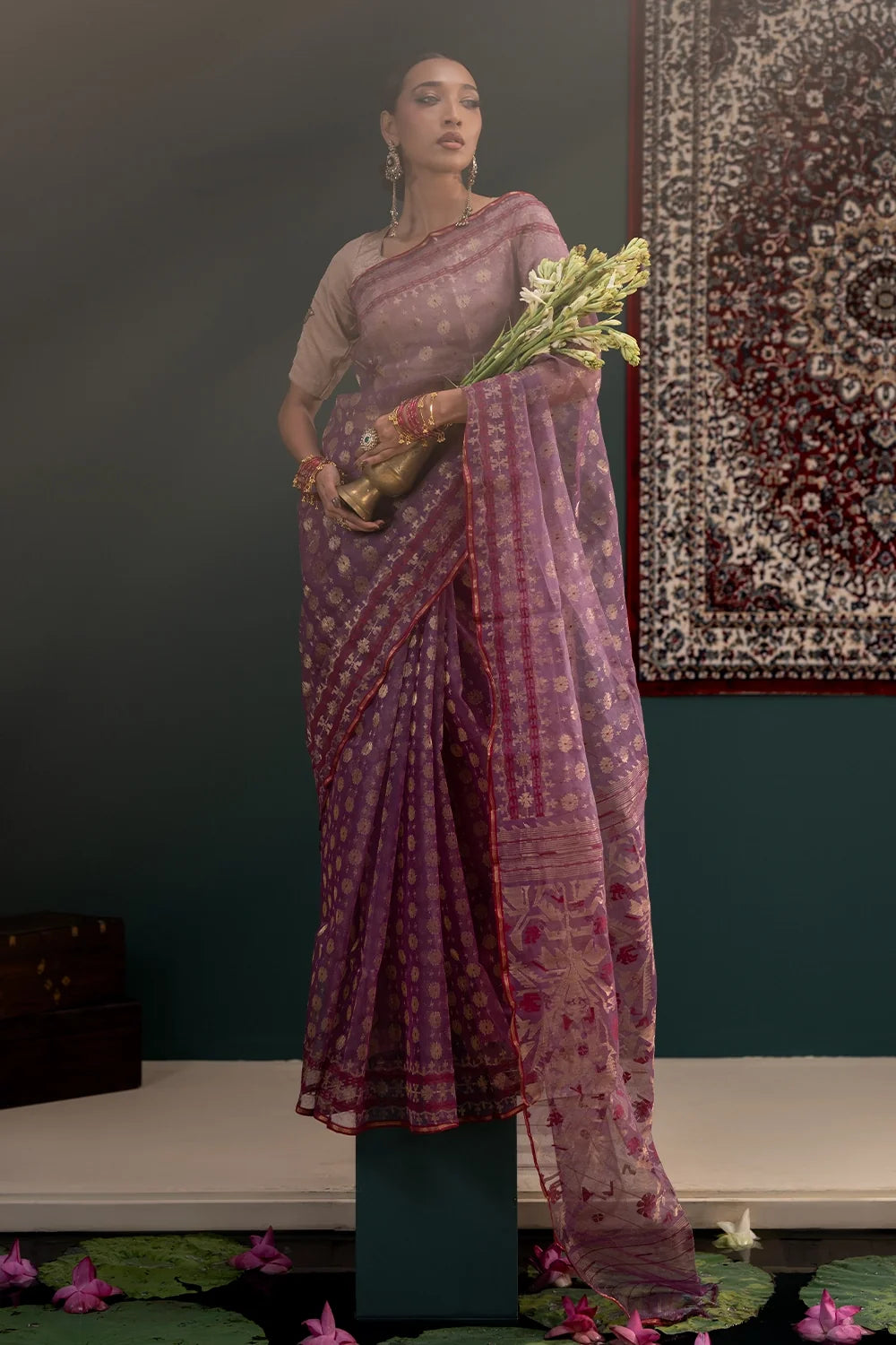 Belwari Jamdani Saree