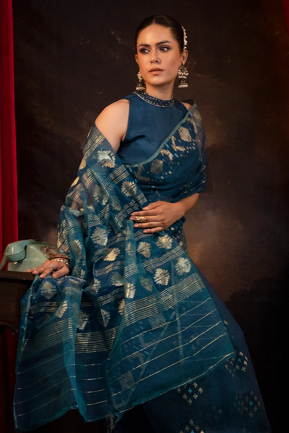 Belwari Jamdani Saree