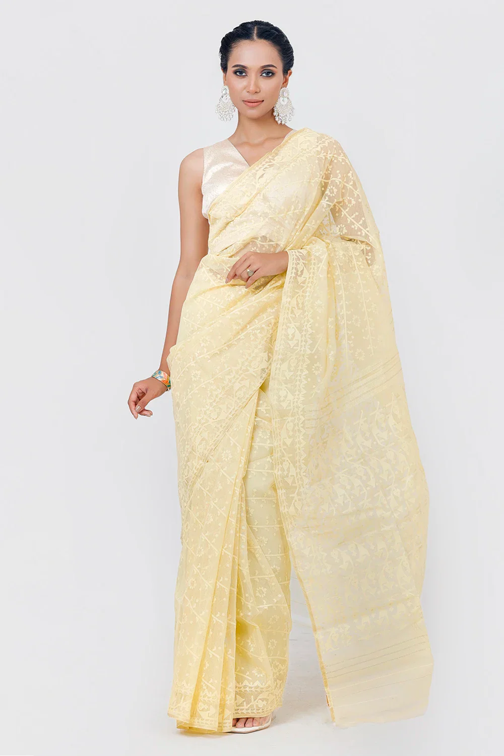 Belwari Jamdani Saree