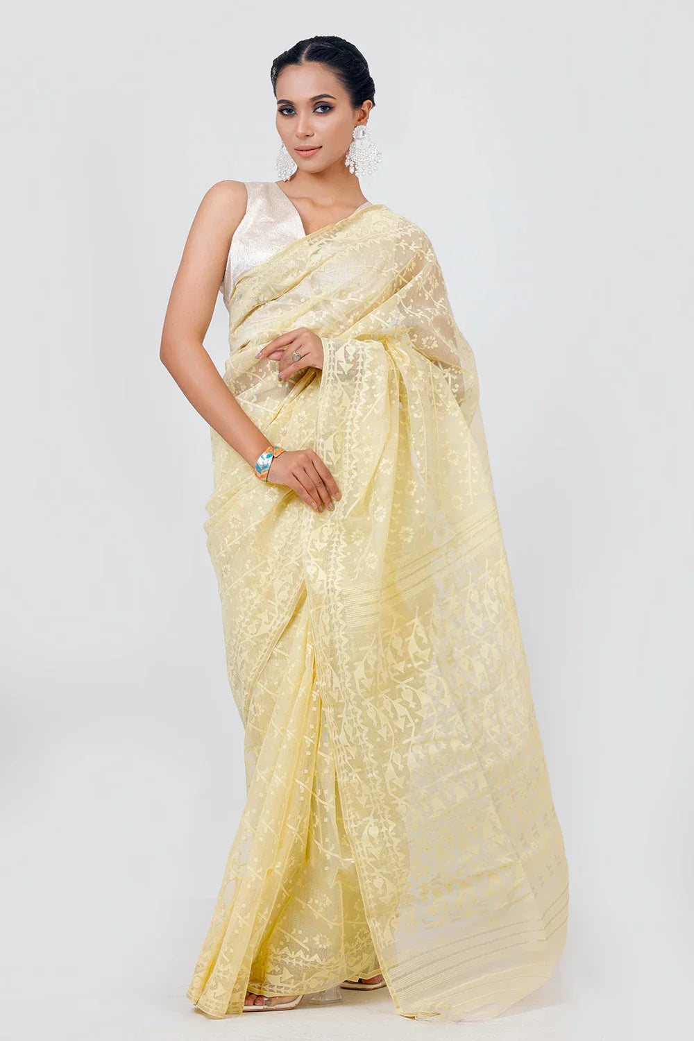 Belwari Jamdani Saree
