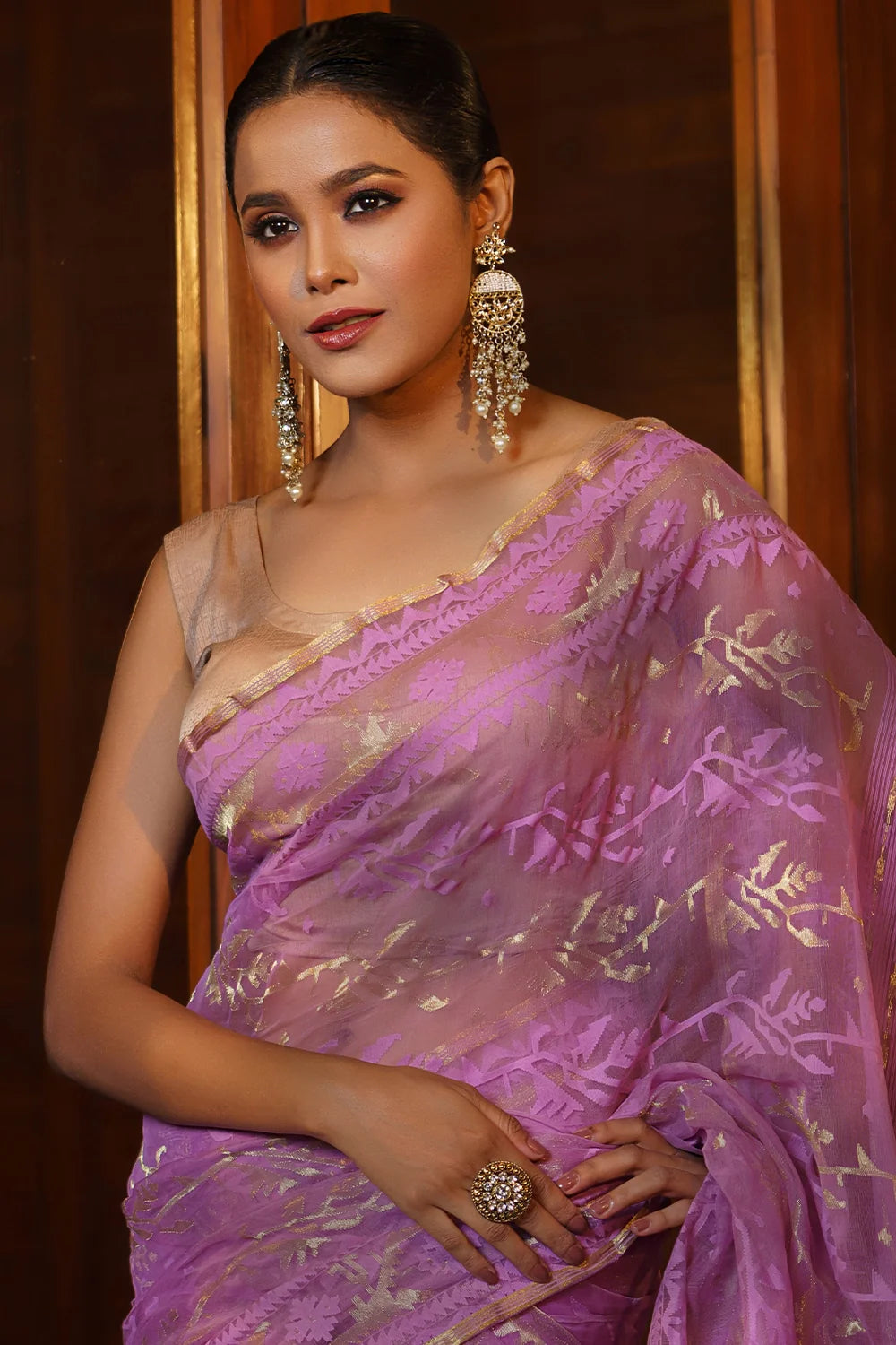 Belwari Jamdani Saree