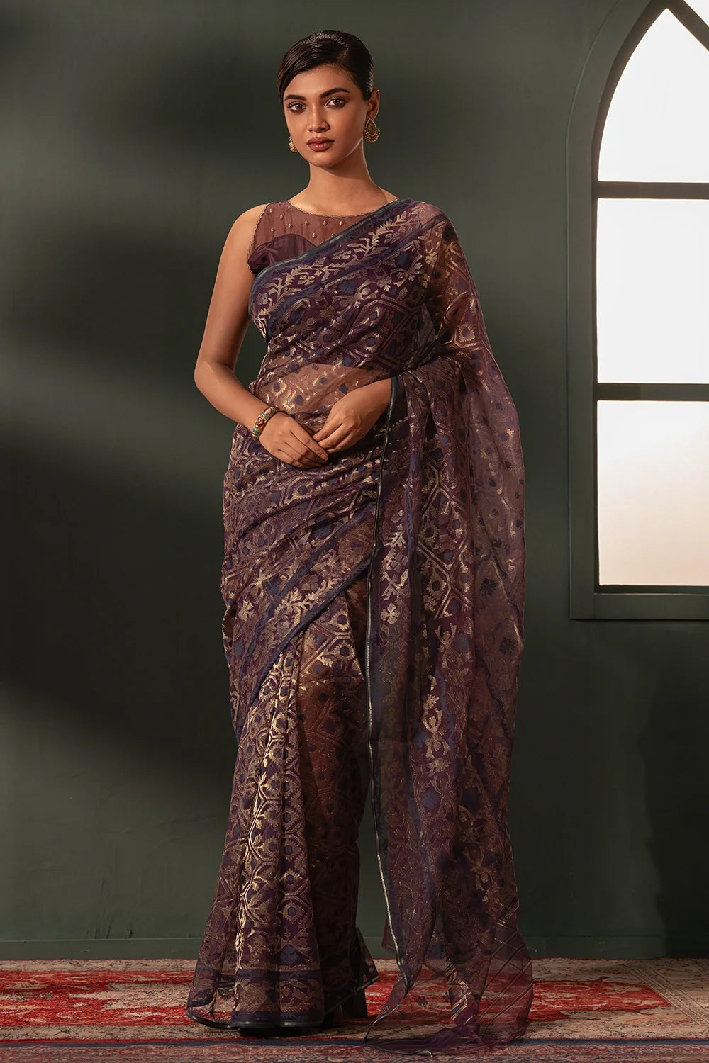 Belwari Jamdani Saree