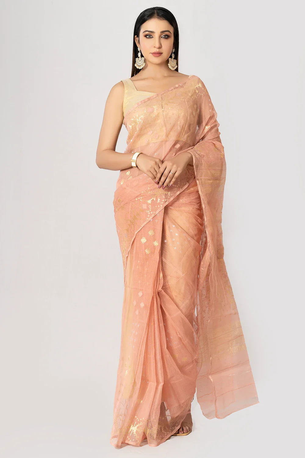 Belwari Jamdani Saree