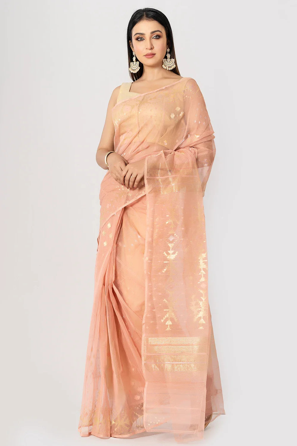 Belwari Jamdani Saree
