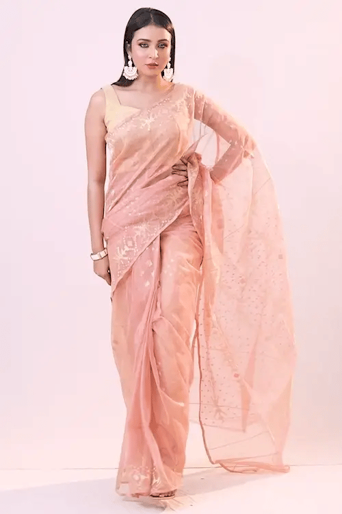 Belwari Jamdani Saree