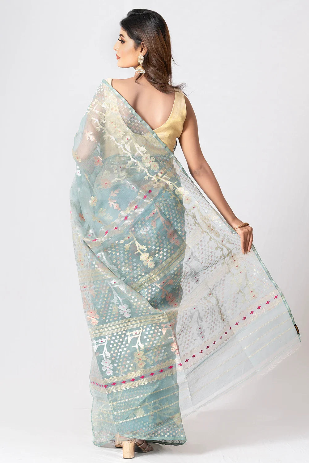 Belwari Jamdani Saree