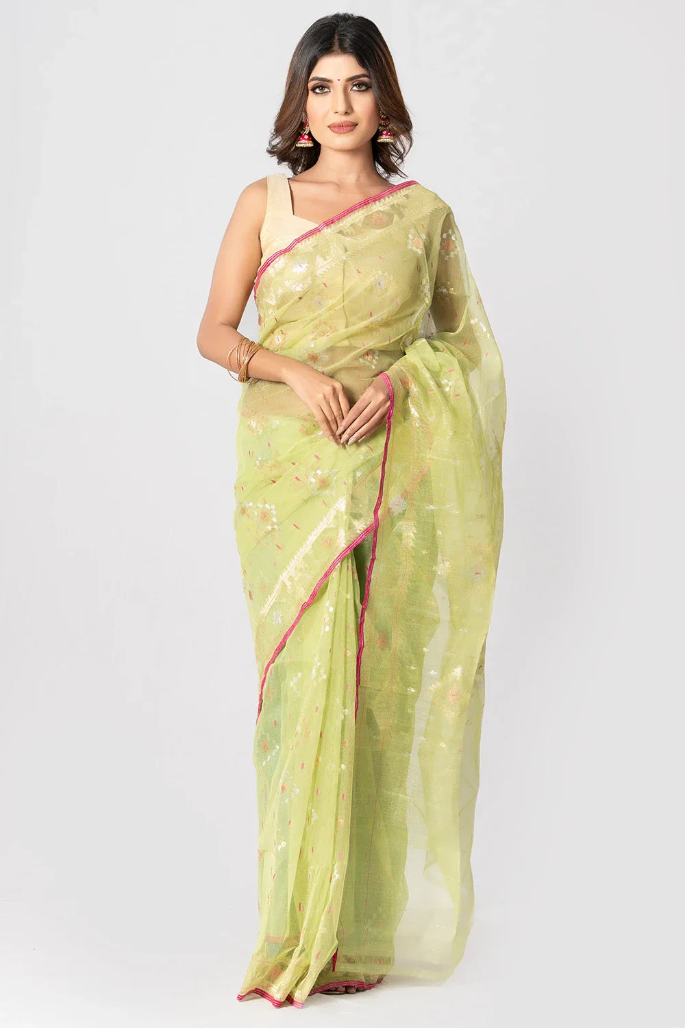 Belwari Jamdani Saree