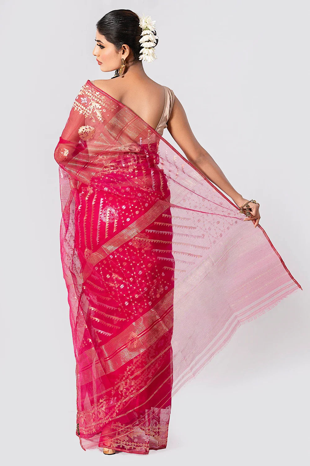 Belwari Jamdani Saree