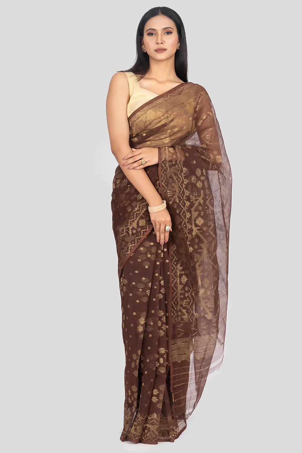 Belwari Jamdani Saree